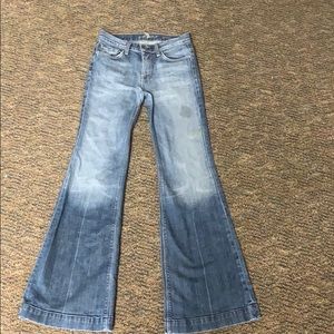 7 For All Mankind “Ginger” dojo’s! 32 inseam, S:26